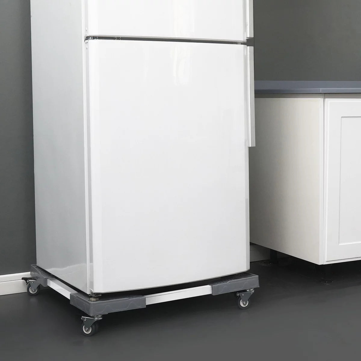 Adjustable Washing Machine and Dryer Stand with 4 Lifting Feet W602907