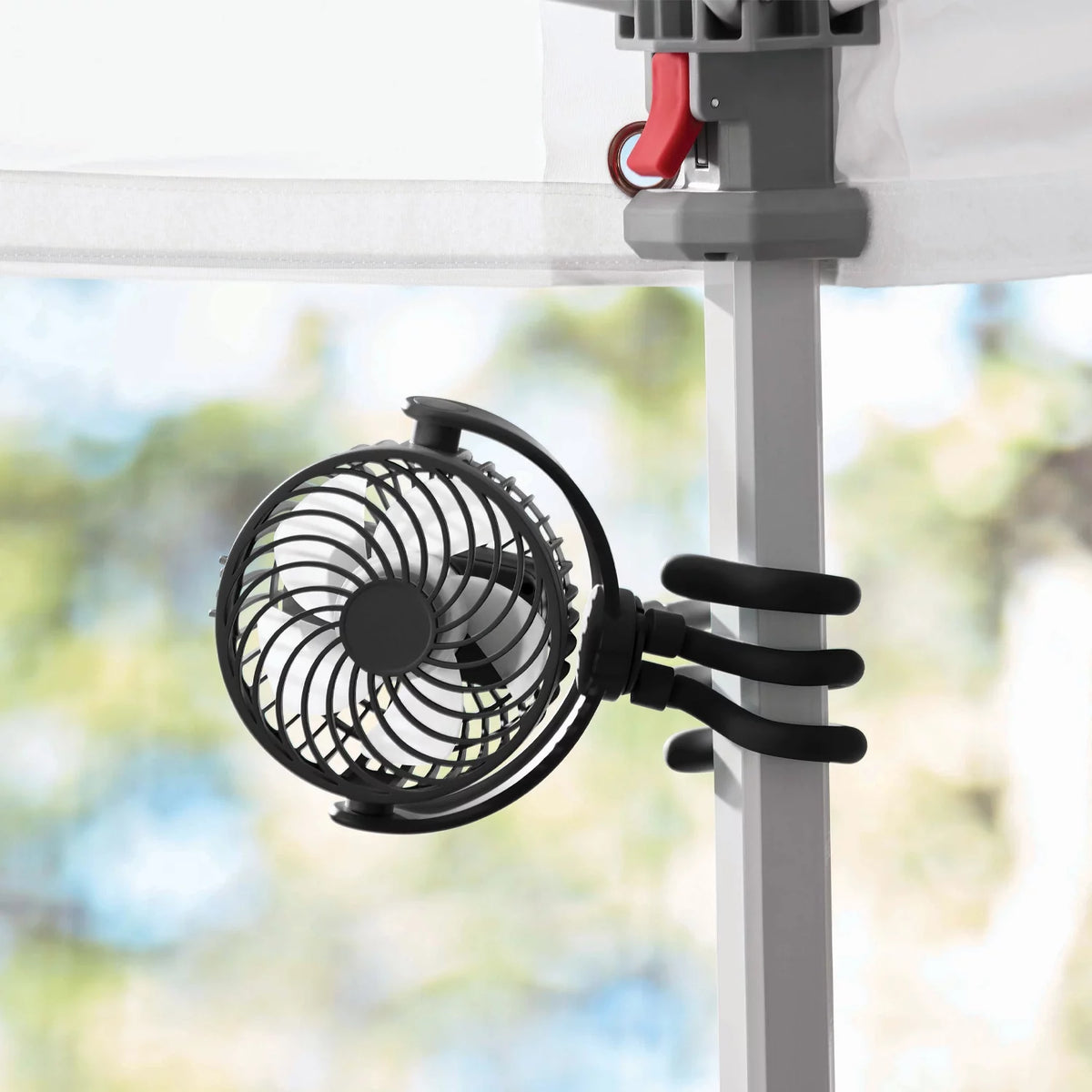 Portable Rechargeable Fan with Flexible Tripod, Black M317