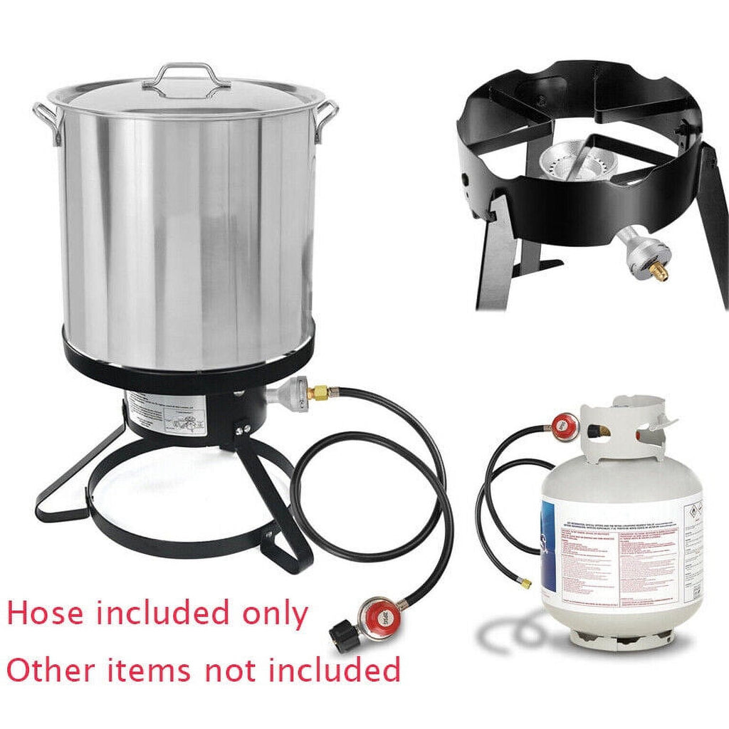 4FT Low Pressure Propane Regulator Hose for BBQ Gas Grill Heater Stove Burner V473