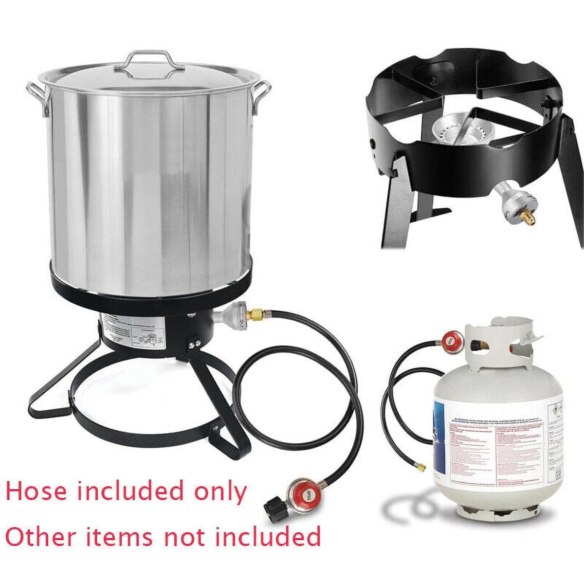 4FT Low Pressure Propane Regulator Hose for BBQ Gas Grill Heater Stove Burner V473