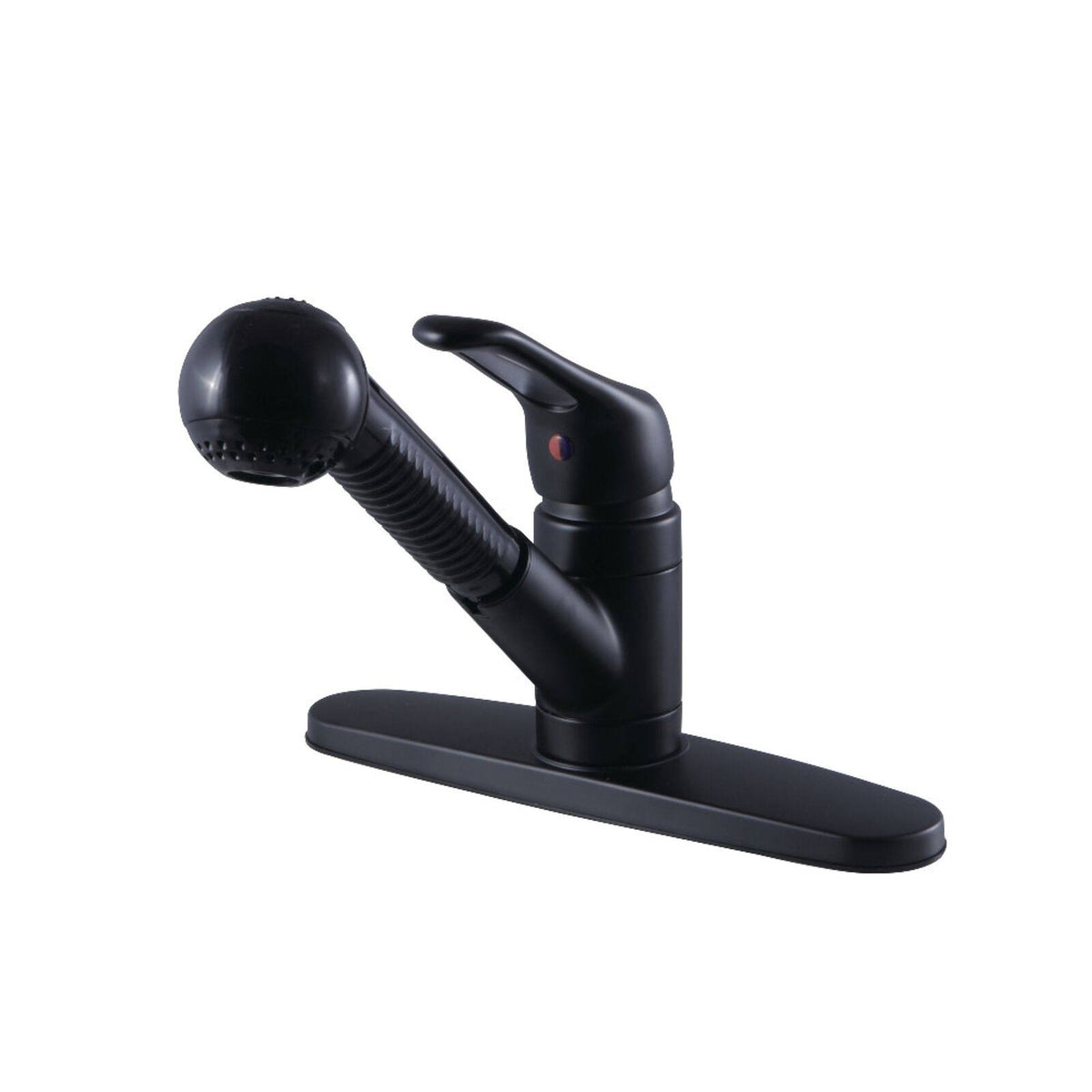 Matte Black Single-Handle Pull-Out Kitchen Faucet G463233