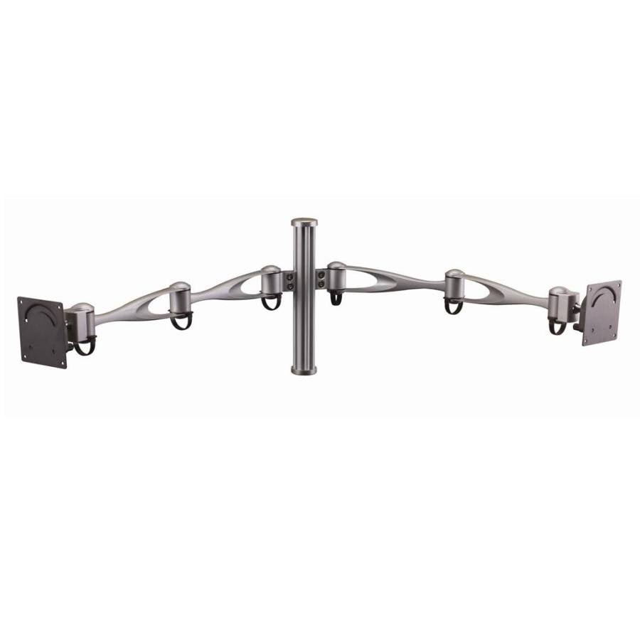 Wall Mount for Two Monitors Vertical Double Arm I2696