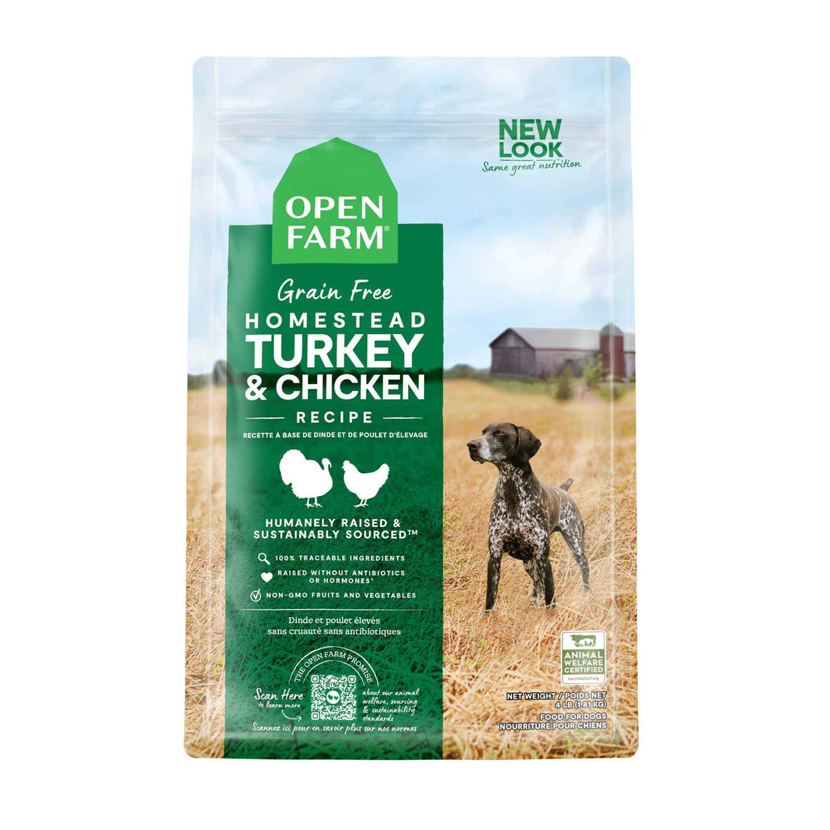 Grain Free Turkey & Chicken Dry Dog Food D1330