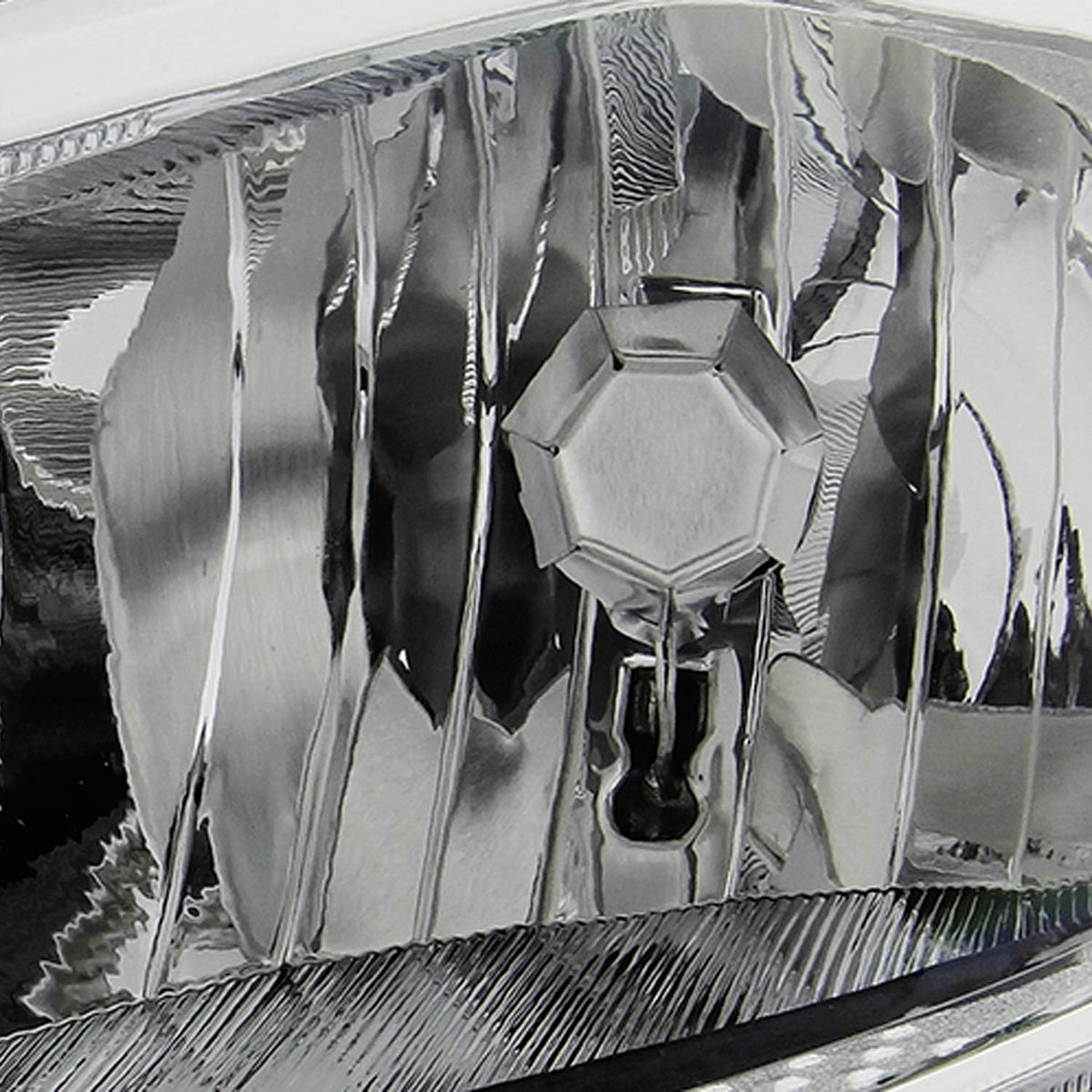 Chrome Bezel Halogen Headlight Driver Left Side E484043