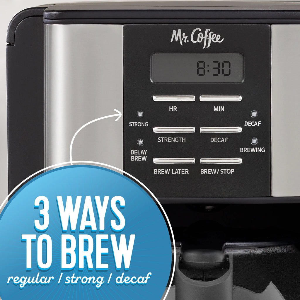 12 Cup Coffee Maker with Decaf Function Q759