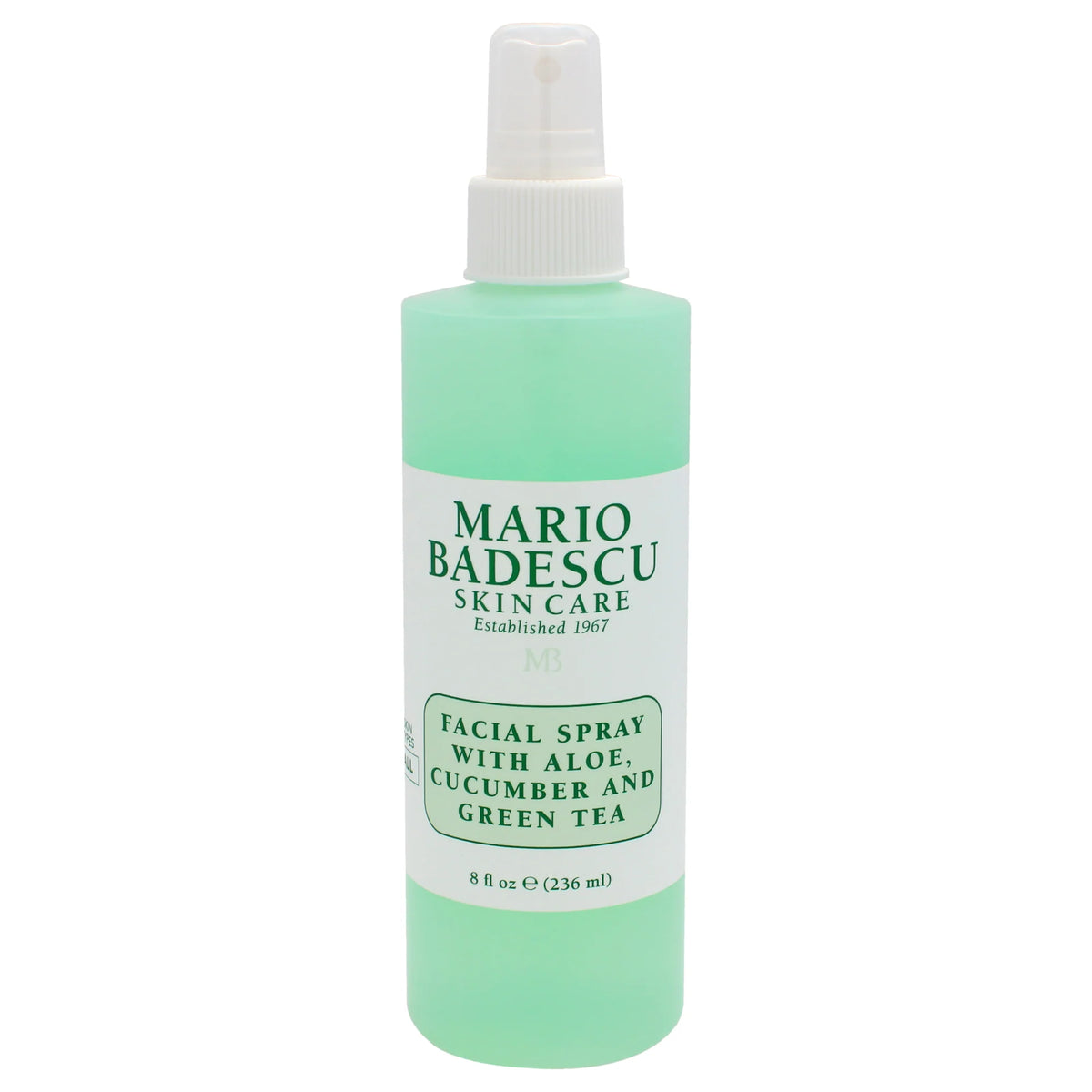 Facial Spray with Aloe Cucumber and Green Tea - 8 oz Spray M904
