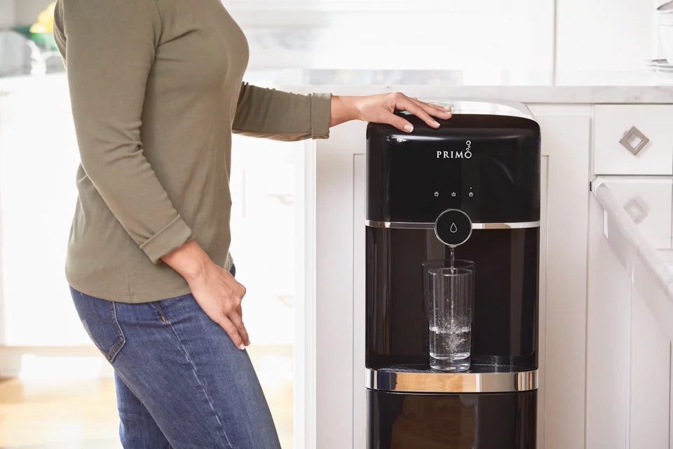 Smart Touch Water Dispenser Bottom Loading, Hot/Cold/Room Temperature, Black D598396