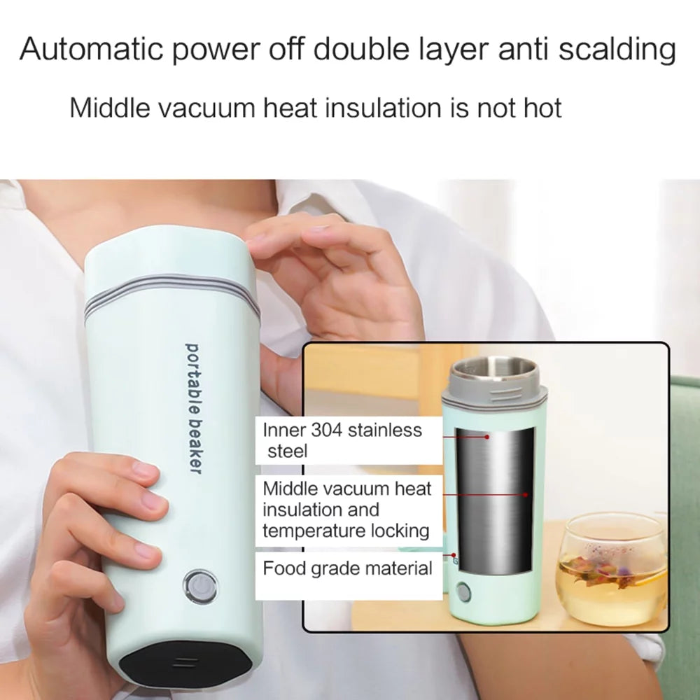 Portable Electric Kettle 350ML Stainless Steel Z174458