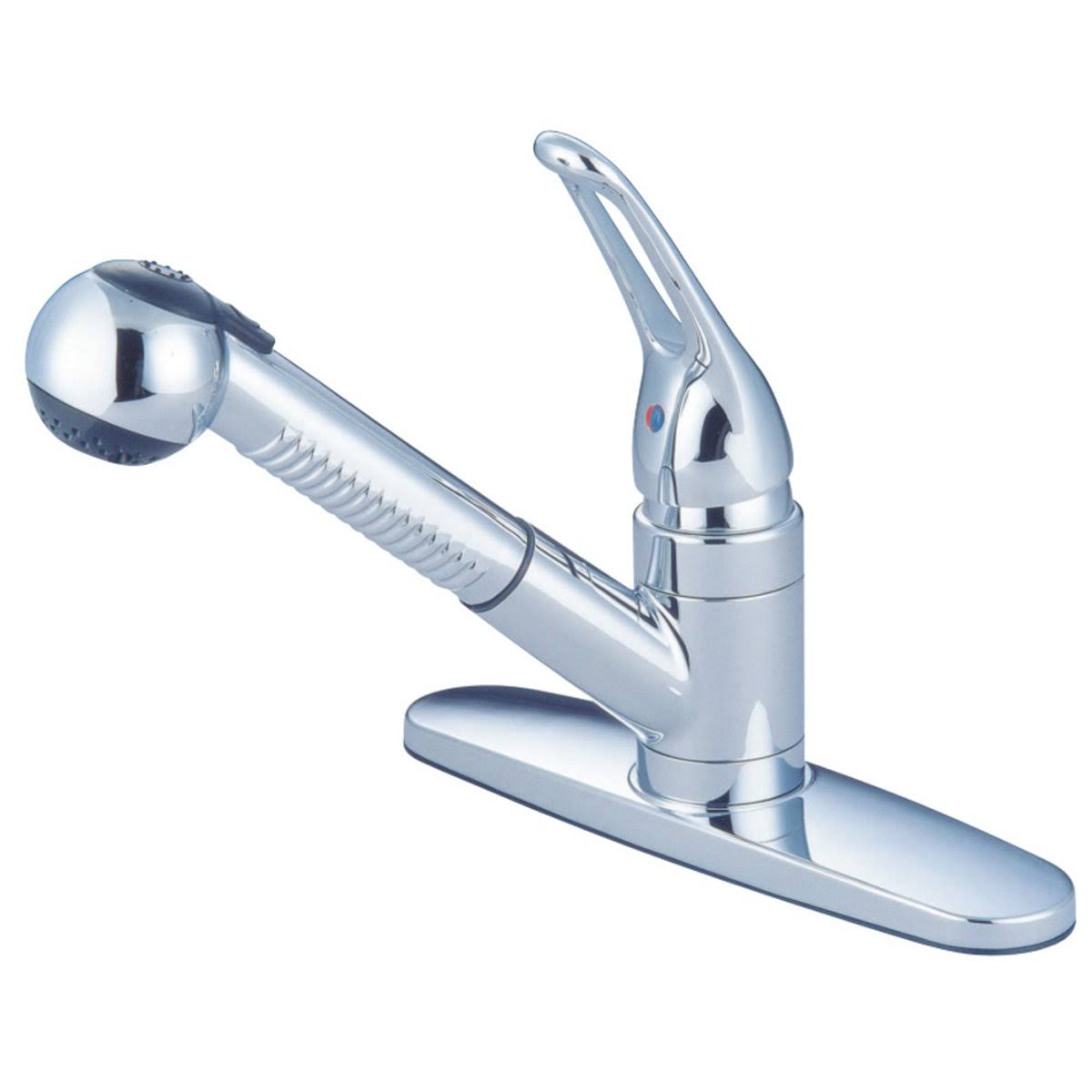 Matte Black Single-Handle Pull-Out Kitchen Faucet G463233