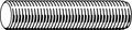 Threaded Stud, Plain, 3/4-10X6-1/2, PK50 R236241