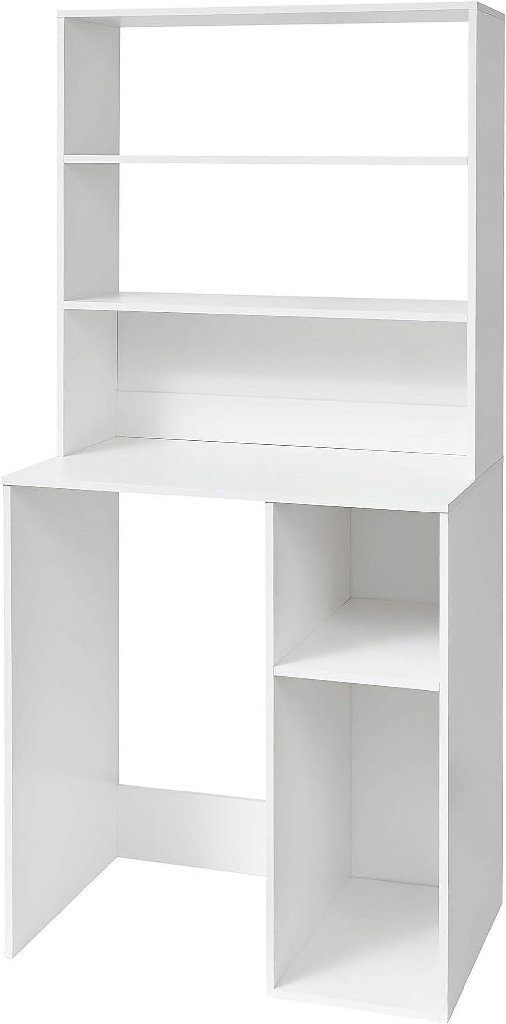 White Mini Fridge Dorm Station with Top B445