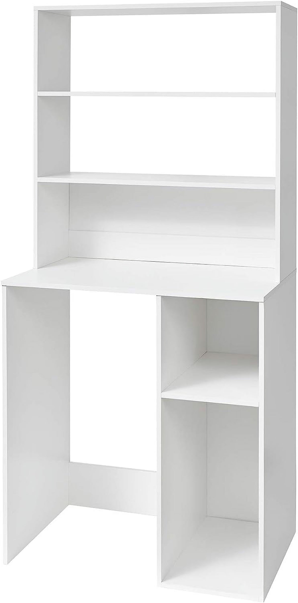 White Mini Fridge Dorm Station with Top B445