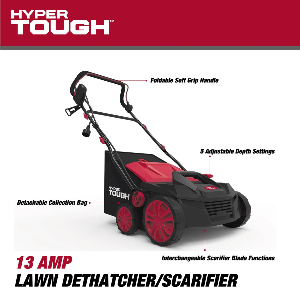 13-Amp Electric Lawn Dethatcher/Scarifier V773